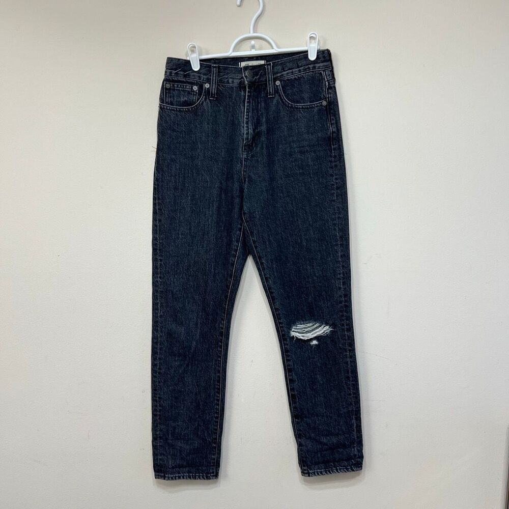 Madewell The Perfect Vintage Jeans Knee Rip Roxstone Wash 25 Women - Picture 2 of 11